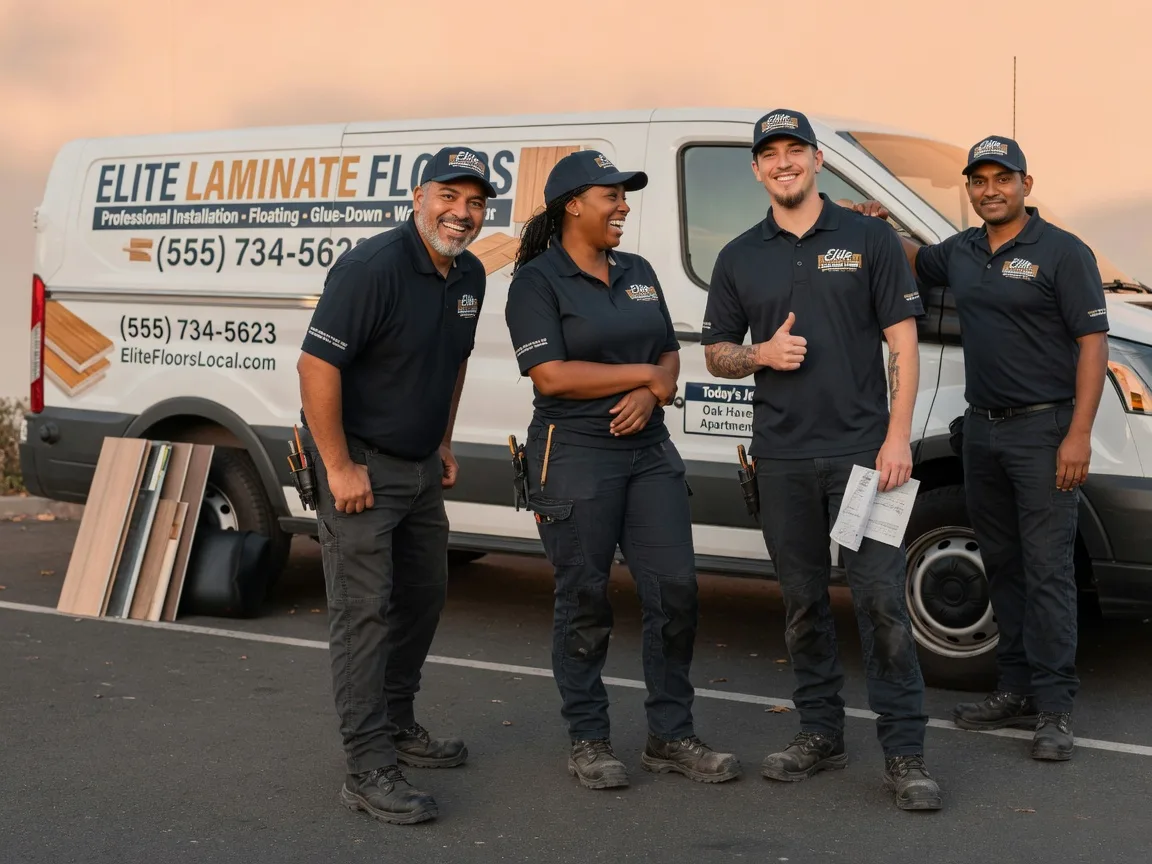 Laminate flooring installation company in Glidden, TX